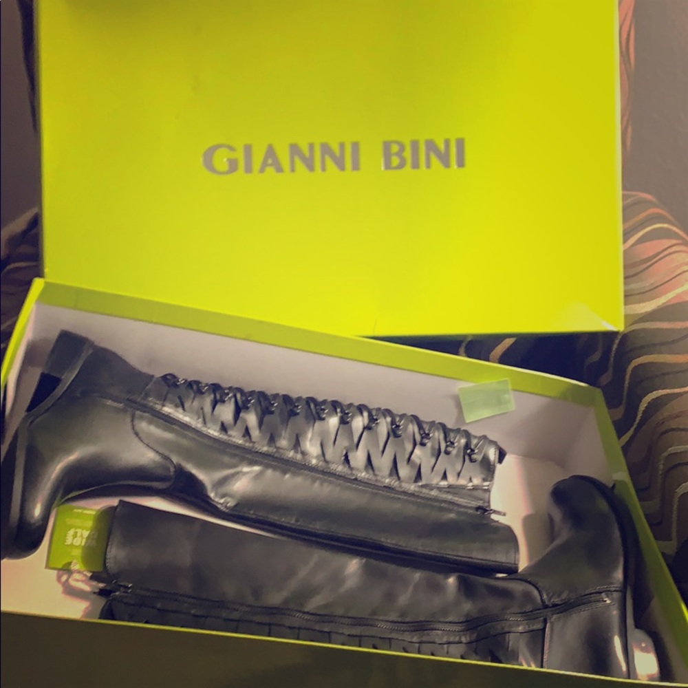 Gianni Bini Picard black boots